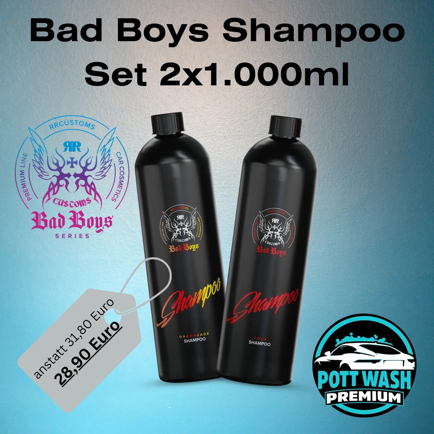 BadBoysShampooSet2×1.000ml