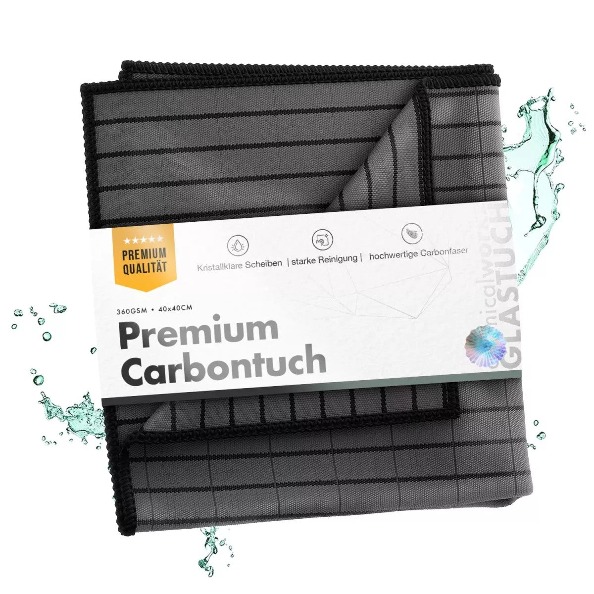 ChemicalWorkzCarbonFiberGlassTowelPremiumGlastuch360GSM40×40