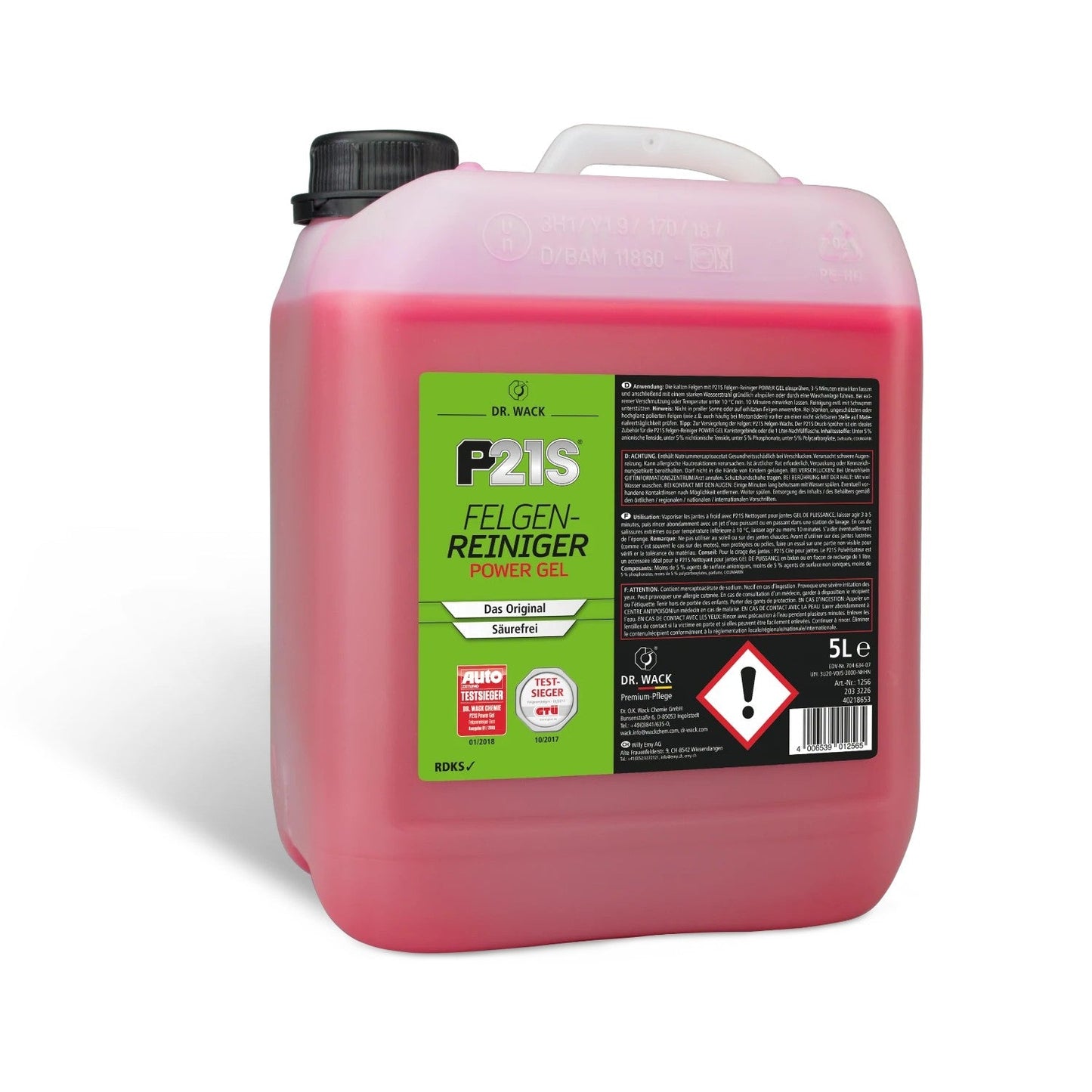 Dr.WackP21SFelgen-ReinigerPowerGel5lNachfüll