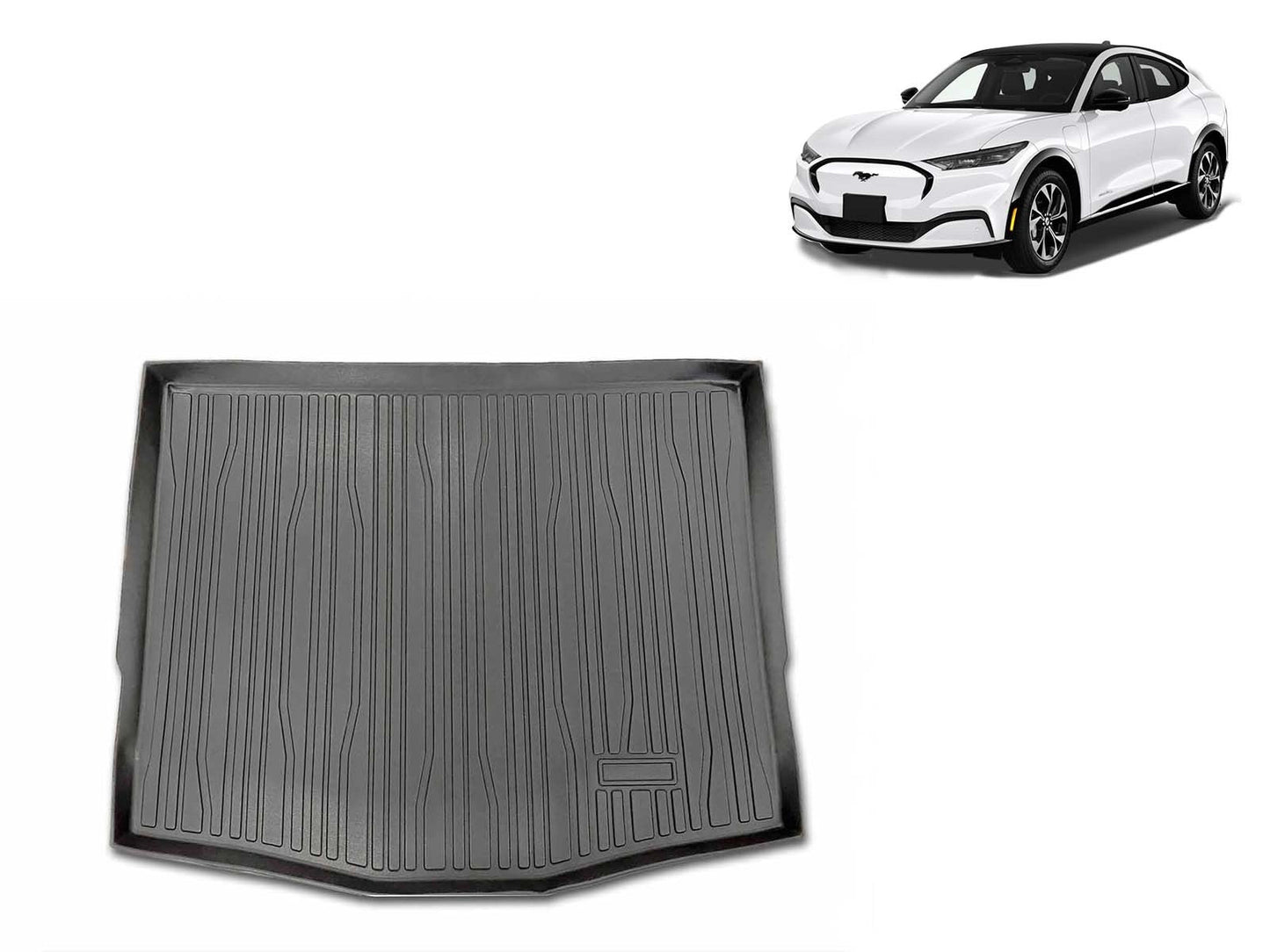 FordMustangMach-E:All-weatherTrunkMat,BootLiner(PremiumRecyclableRubber)