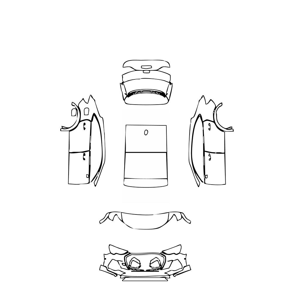 PassgenaueLackschutzfolienPPFAudiQ3SportbackBase2020
