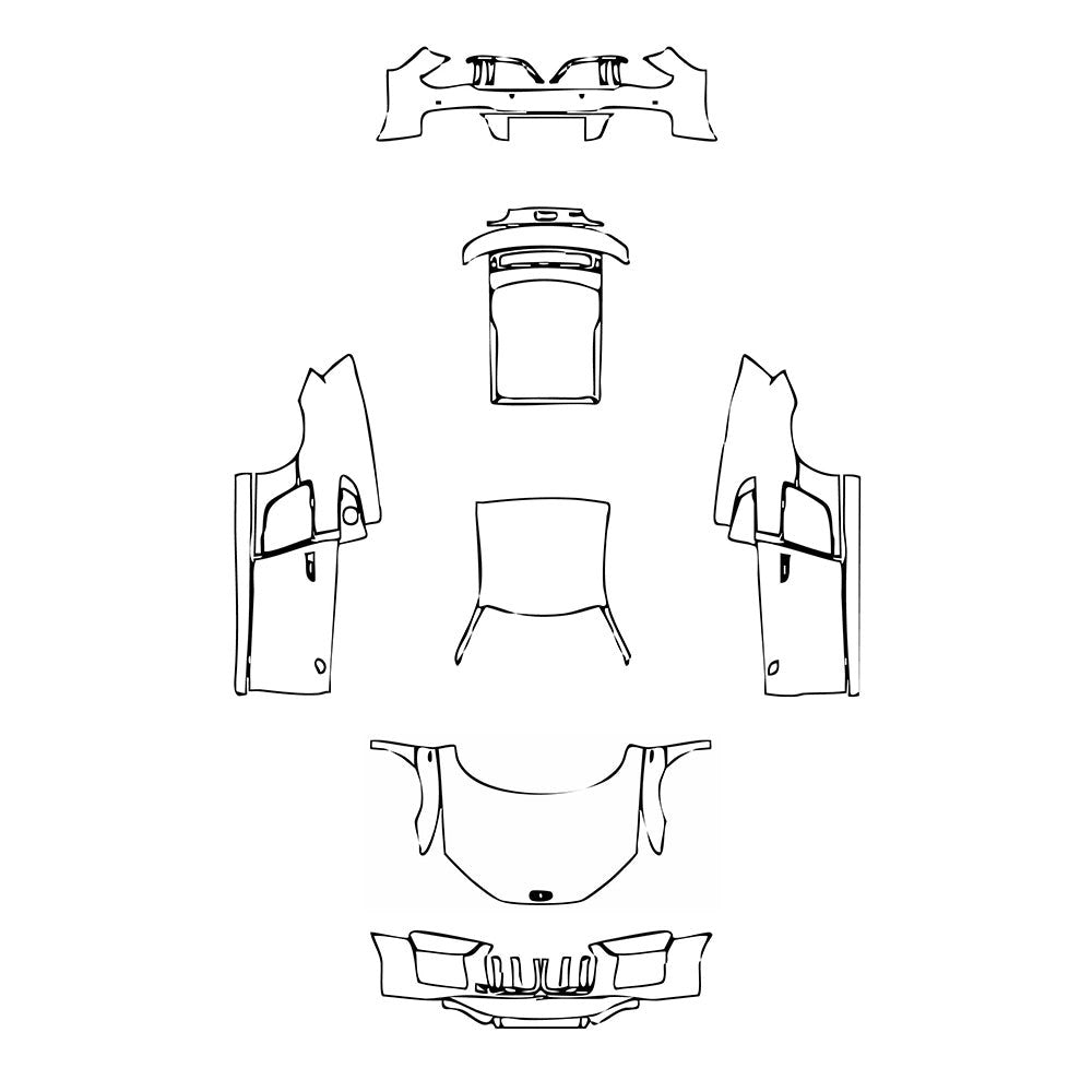 PassgenaueLackschutzfolienPPFAudiR8V10PerformanceCoupe2018
