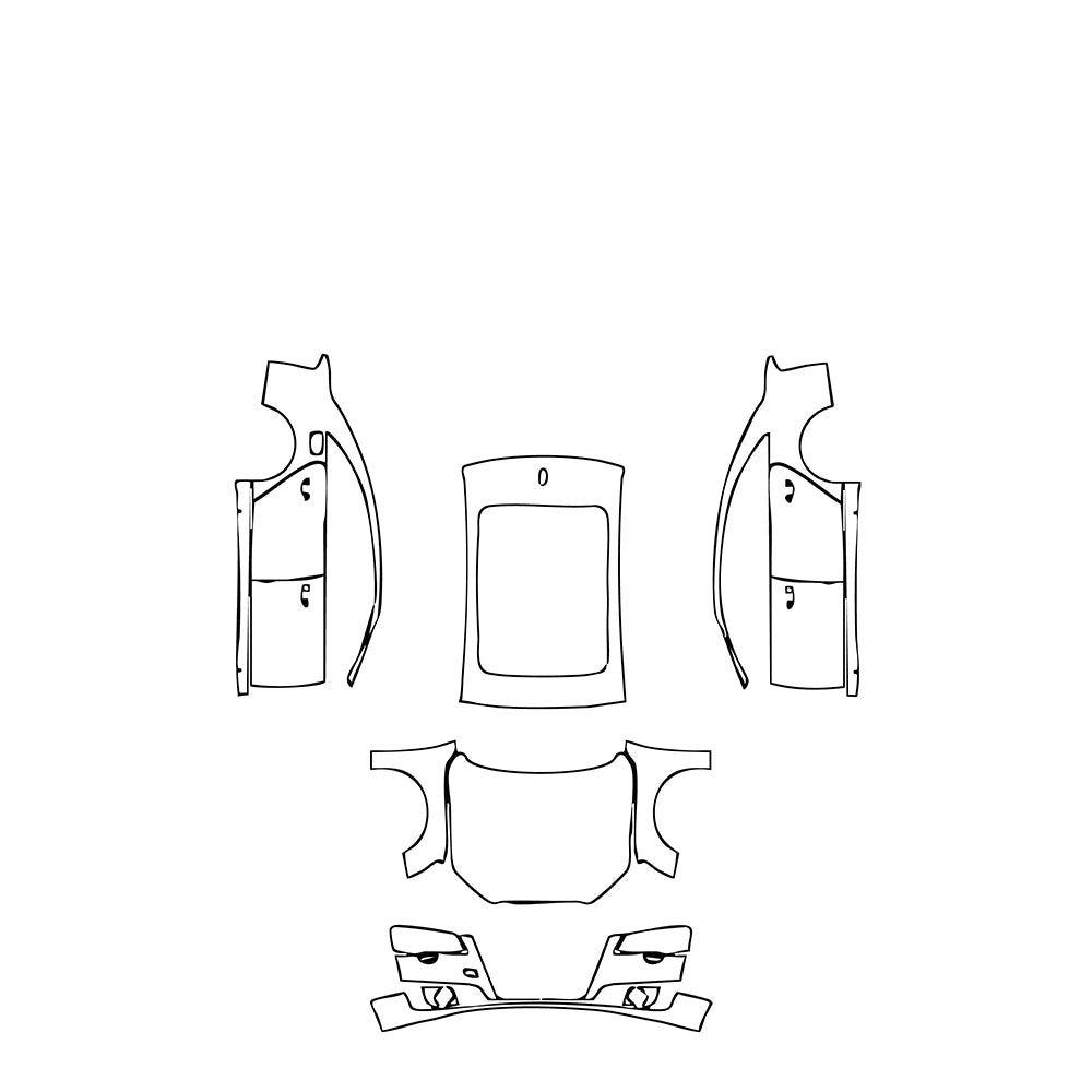 PassgenaueLackschutzfolienPPFAudiA8A8L(ExtendedWheelbase)Base2013