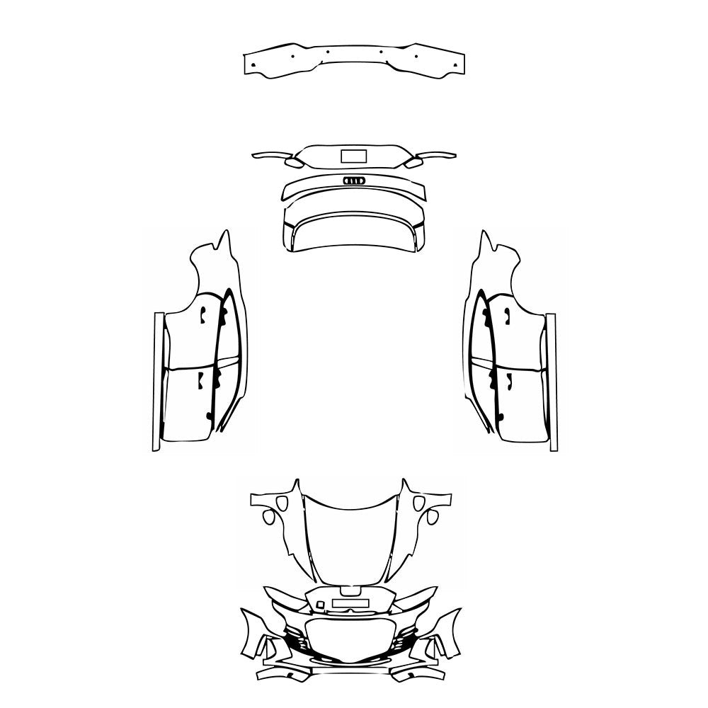PassgenaueLackschutzfolienPPFAudie-tronGTe-tronGT2021