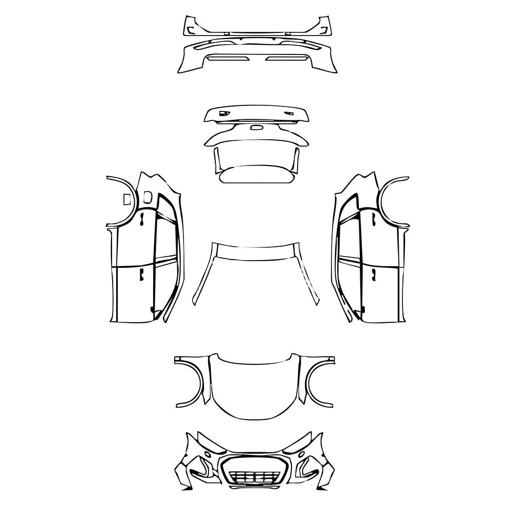 PassgenaueLackschutzfolienPPFAudiQ5ExtendedWheelbaseBase2021