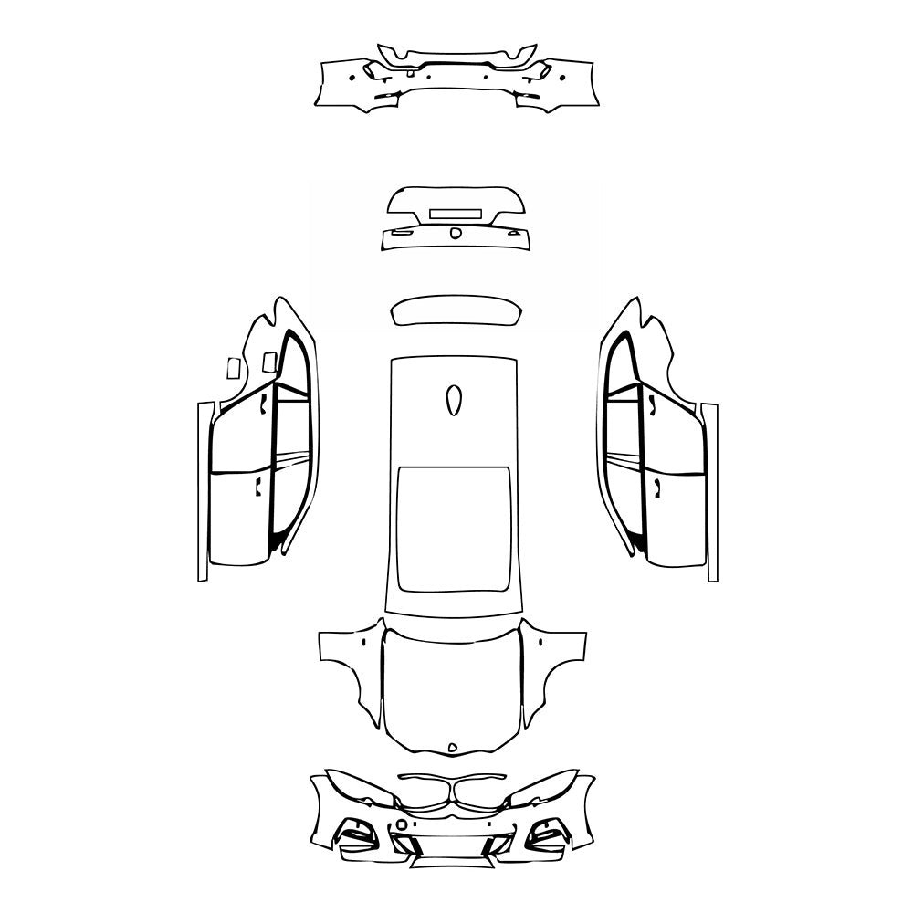 PassgenaueLackschutzfolienPPFBMW3SeriesTouringWagenMSport2020