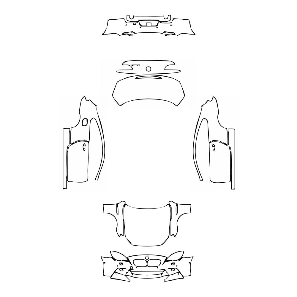 PassgenaueLackschutzfolienPPFBMW6SeriesCoupeMSport2015