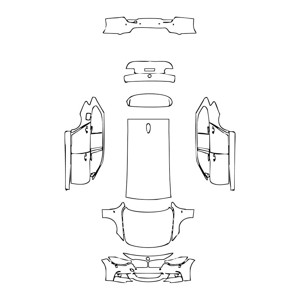 PassgenaueLackschutzfolienPPFBMW3SeriesTouringWagenMSport2014