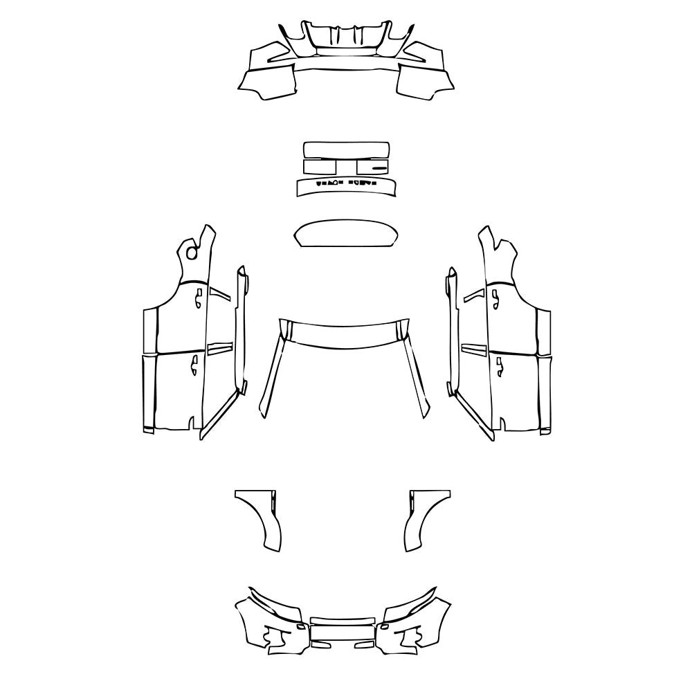 PassgenaueLackschutzfolienPPFLandRoverRangeRoverEvoque5DoorsBase2013