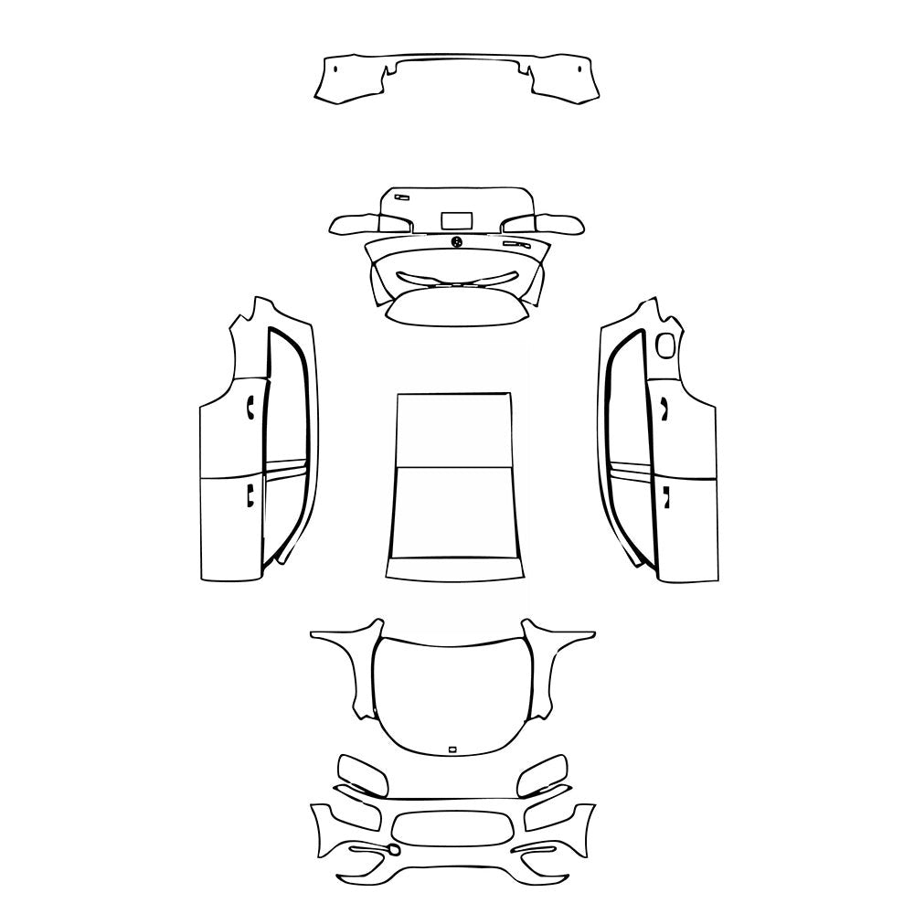 PassgenaueLackschutzfolienPPFMercedes-BenzGLBAMGLine2021