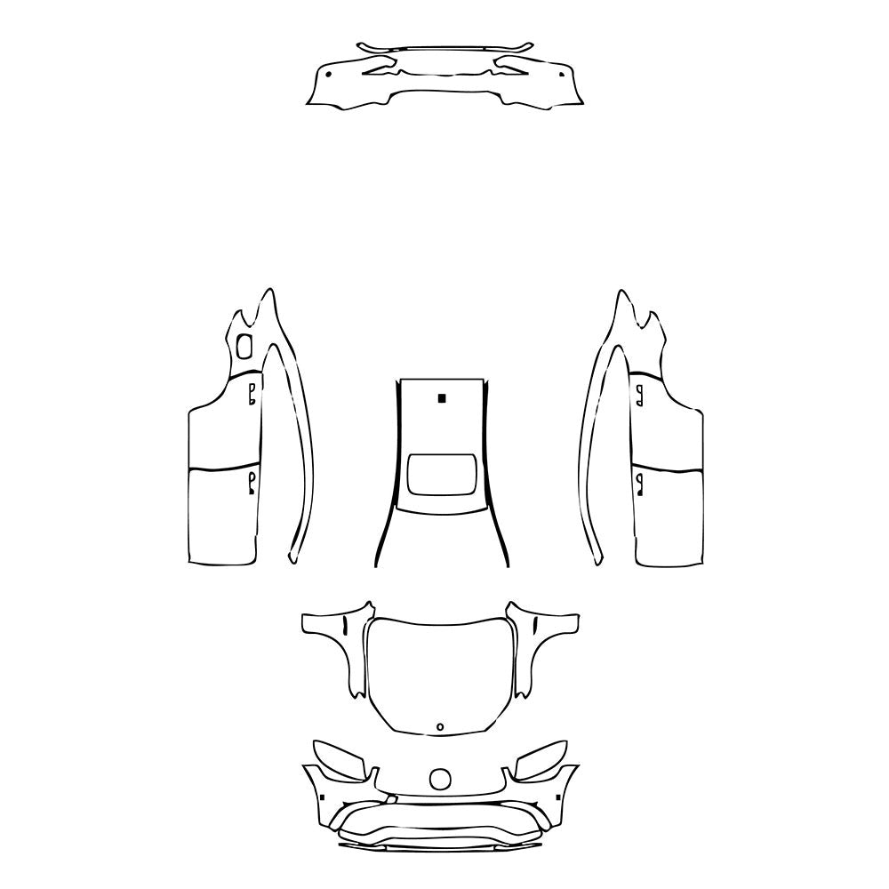 PassgenaueLackschutzfolienPPFMercedes-BenzGLCCoupeAMGGLC63S2021