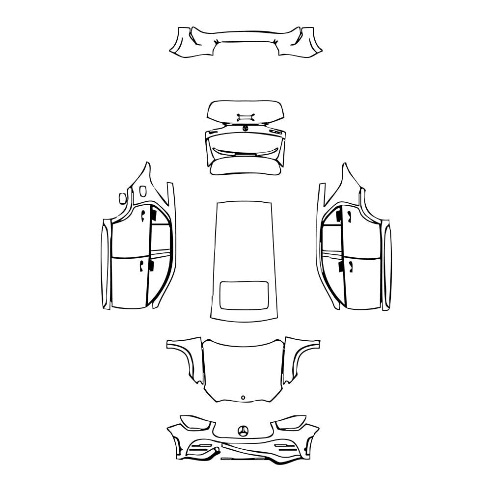 PassgenaueLackschutzfolienPPFMercedes-BenzGLEGLESUVAMGline2021
