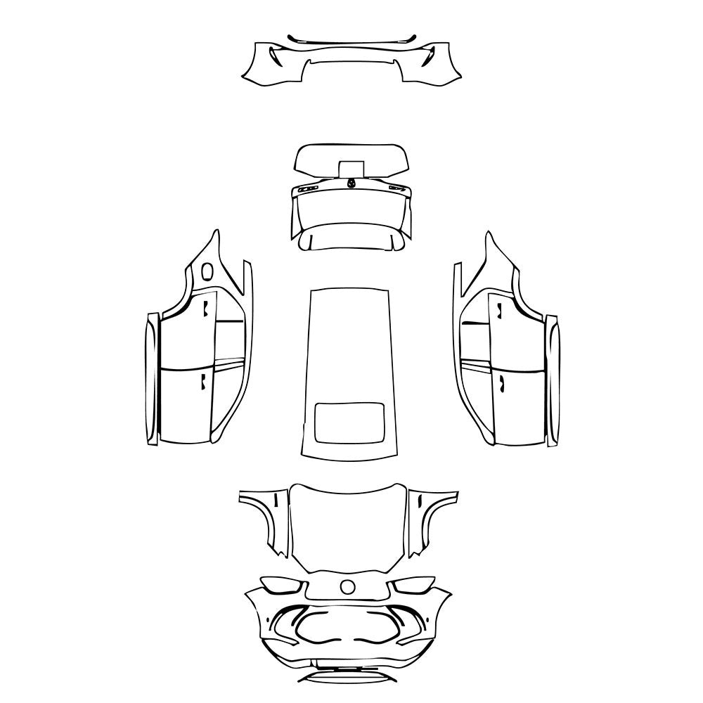 PassgenaueLackschutzfolienPPFMercedes-BenzGLEGLESUVAMGGLE63S2021