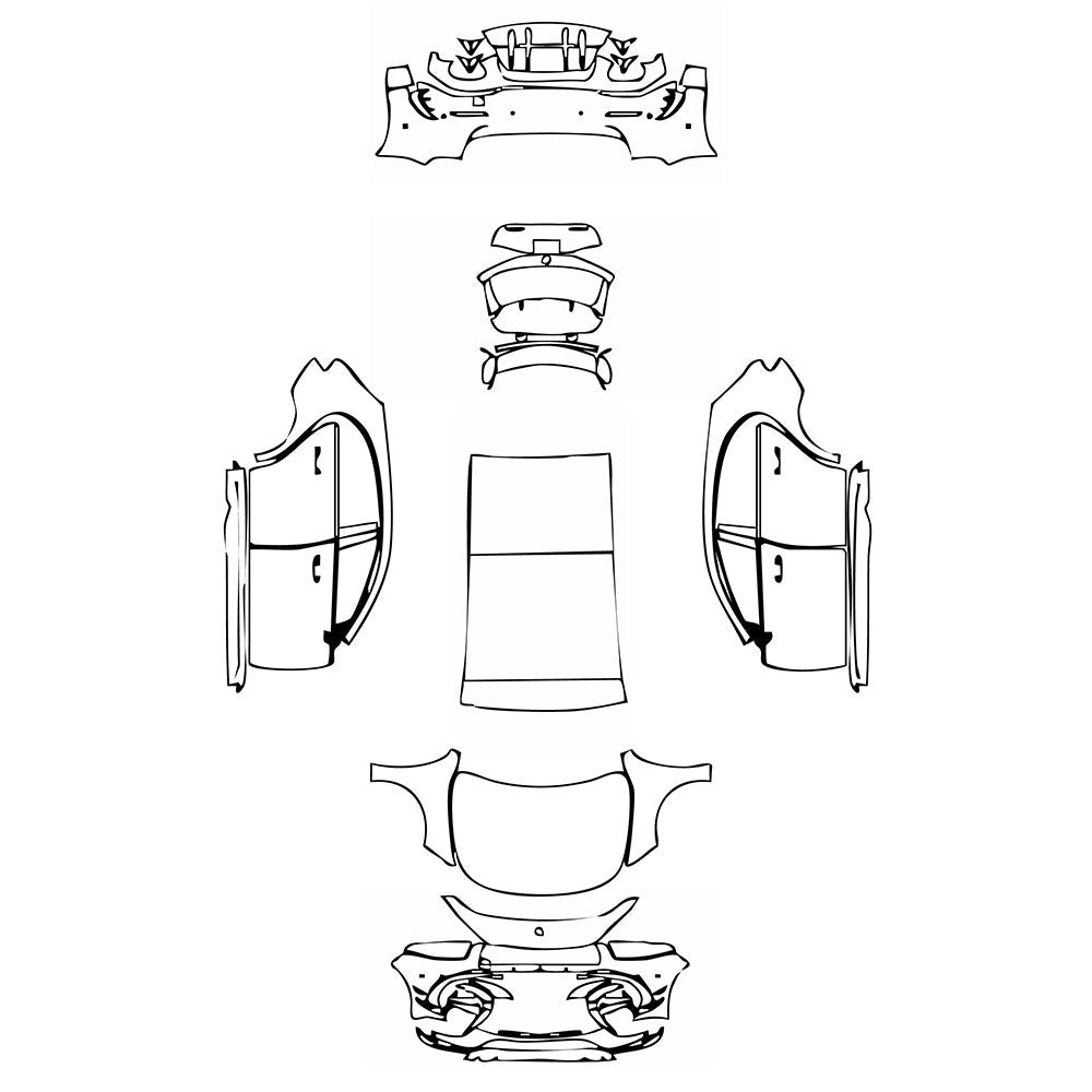PassgenaueLackschutzfolienPPFMercedes-BenzAClassHatchbackAMGA45S2020