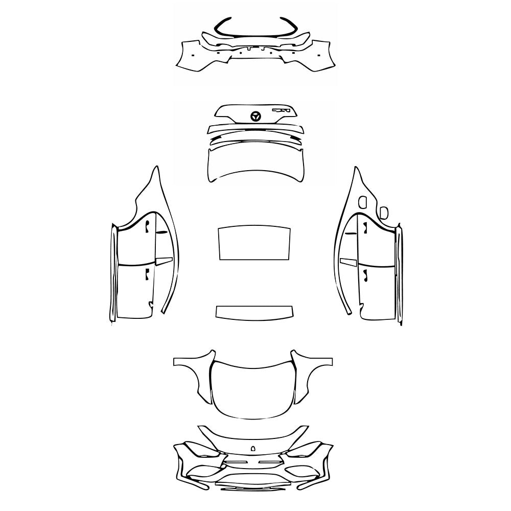PassgenaueLackschutzfolienPPFMercedes-BenzCLACoupeAMGLine2020