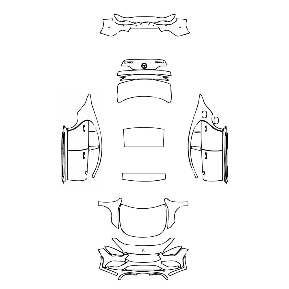 PassgenaueLackschutzfolienPPFMercedes-BenzCLACoupeAMGCLA352020