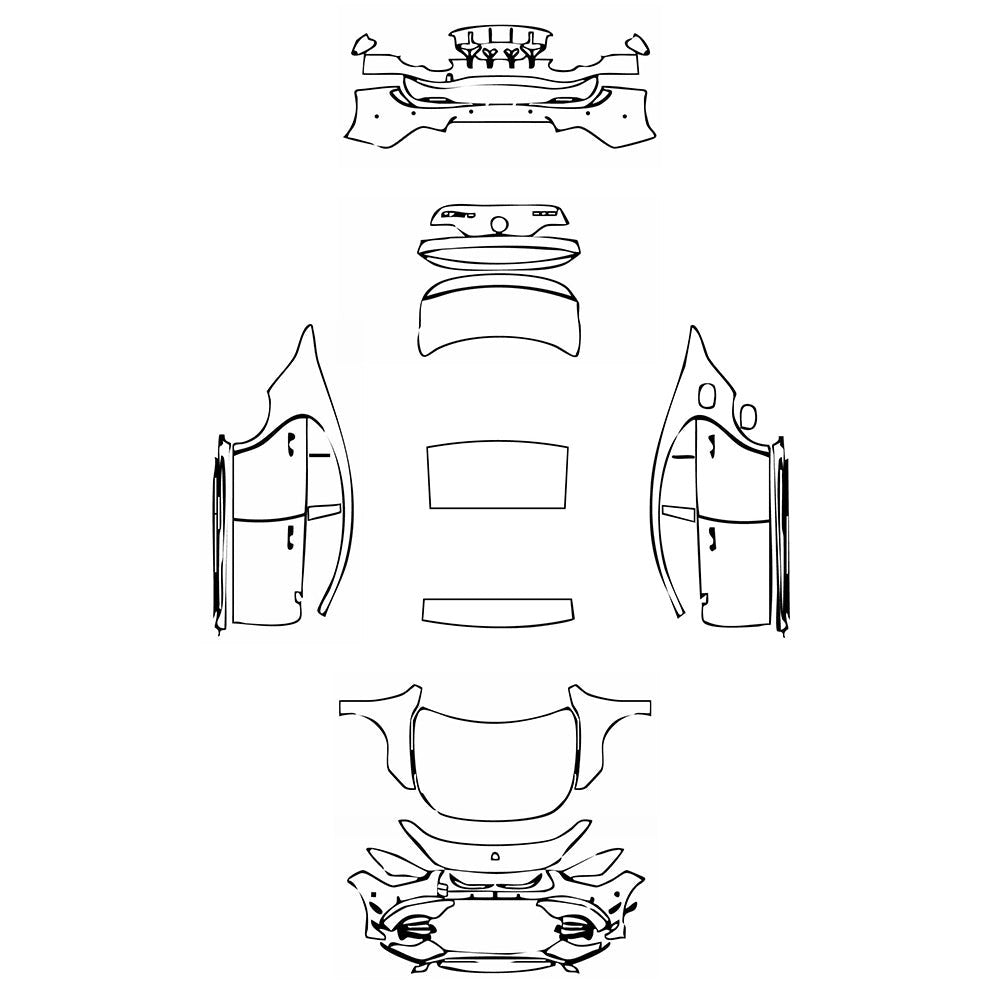 PassgenaueLackschutzfolienPPFMercedes-BenzCLACoupeAMGCLA45S2020