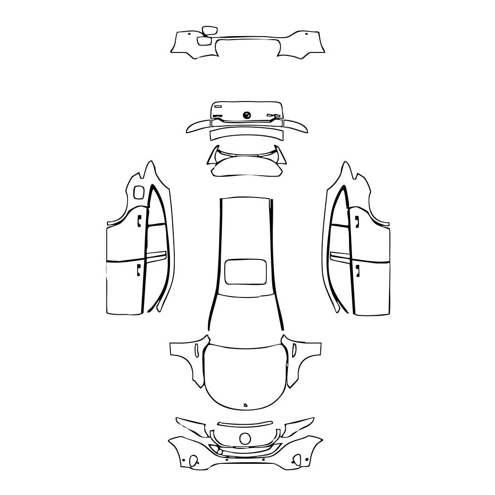 PassgenaueLackschutzfolienPPFMercedes-BenzEQCBase2020