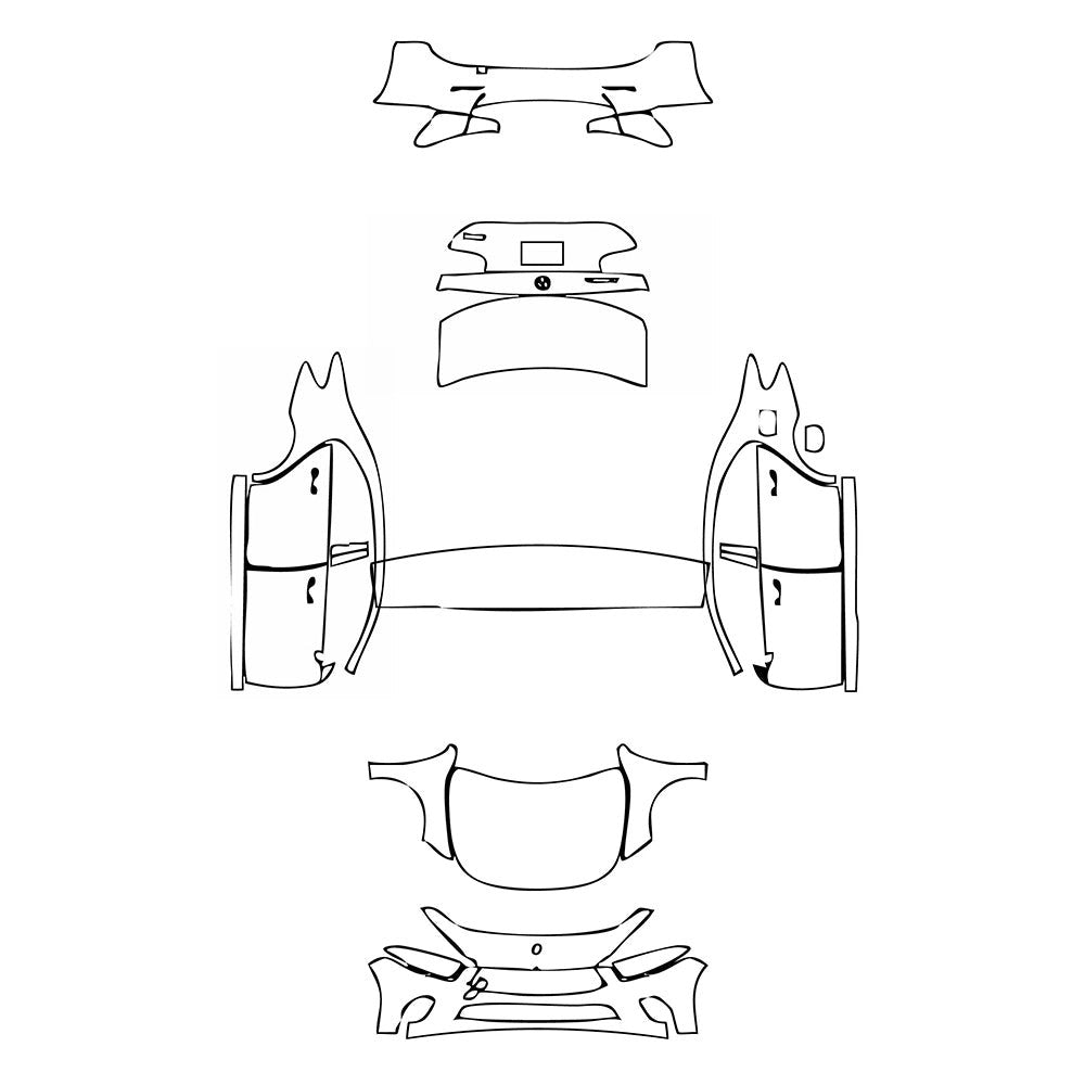 PassgenaueLackschutzfolienPPFMercedes-BenzAClassSedanBaseExtendedWheelbase(Chineseonly)2019