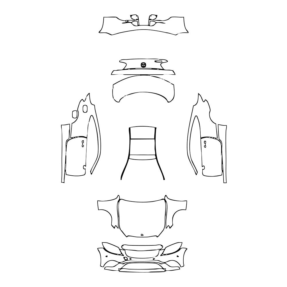 PassgenaueLackschutzfolienPPFMercedes-BenzCClassCoupeBase2019