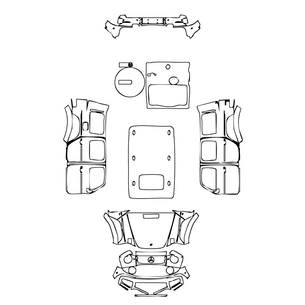 PassgenaueLackschutzfolienPPFMercedes-BenzGClassG5002019