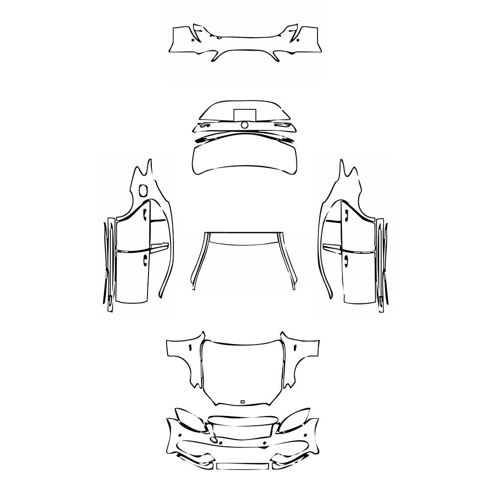 PassgenaueLackschutzfolienPPFMercedes-BenzCClassSedanAMGC432016