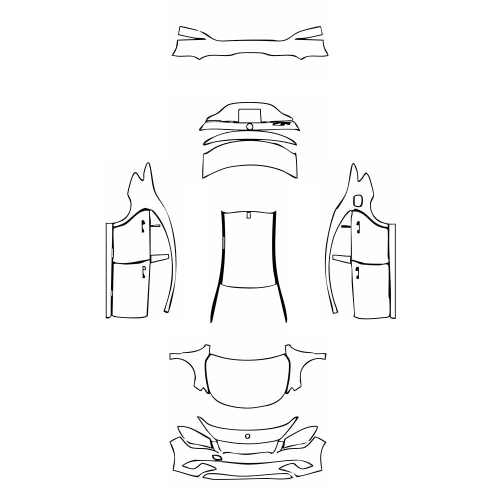 PassgenaueLackschutzfolienPPFMercedes-BenzCLACoupeBase2015