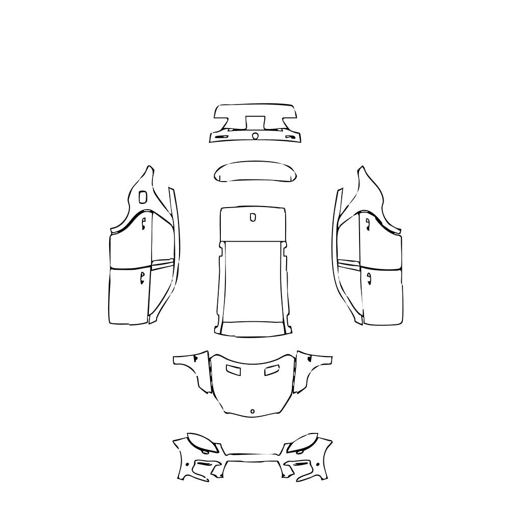 PassgenaueLackschutzfolienPPFMercedes-BenzML63AMG2015