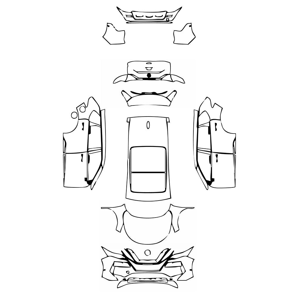 PassgenaueLackschutzfolienPPFNissanRogueSV2021