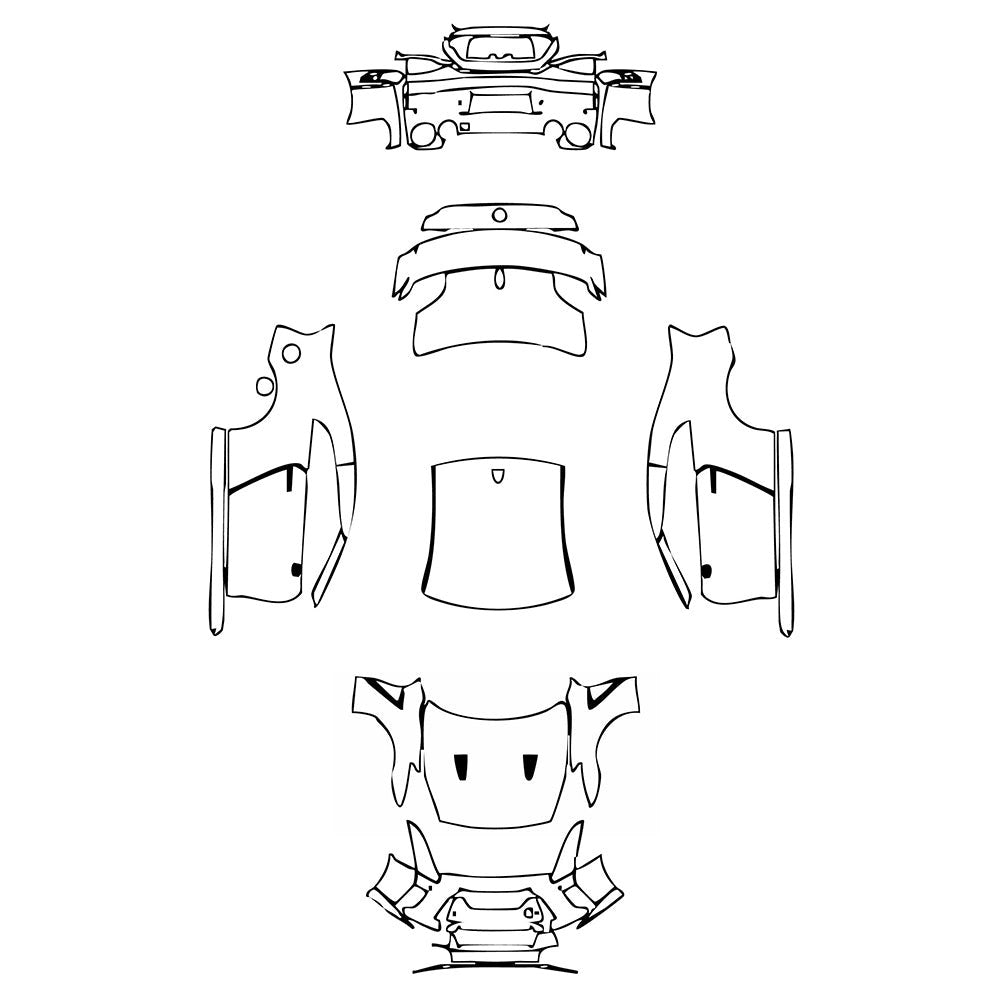 PassgenaueLackschutzfolienPPFNissanGT-RBase2019
