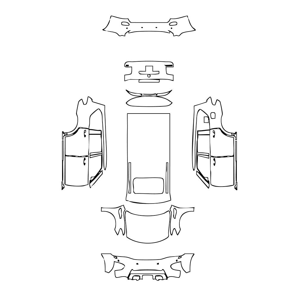 PassgenaueLackschutzfolienPPFNissanArmada(US)Base2017