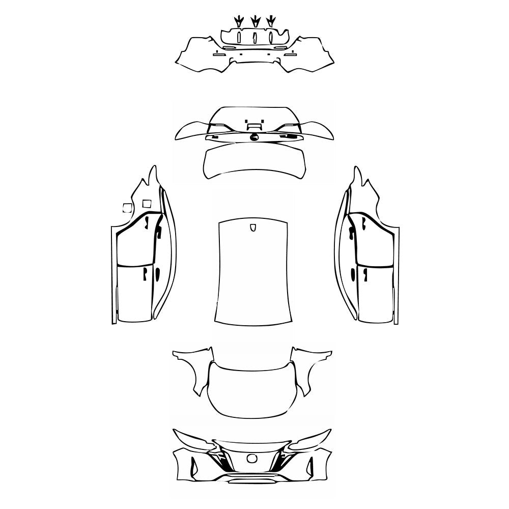 PassgenaueLackschutzfolienPPFNissanSentra(US)SV2025