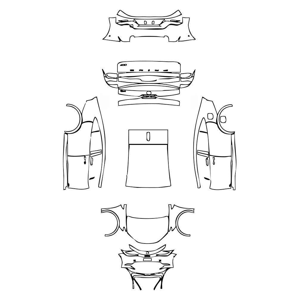 PassgenaueLackschutzfolienPPFToyotaPrius(US)Limited2025