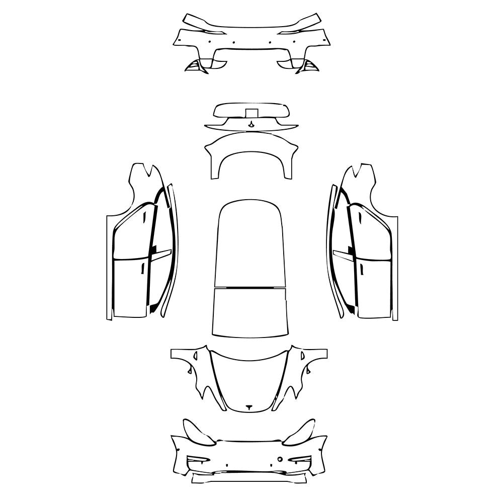 PassgenaueLackschutzfolienPPFTeslaModel32021