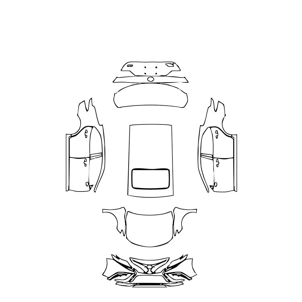PassgenaueLackschutzfolienPPFToyotaCamry(CN)Sport2021