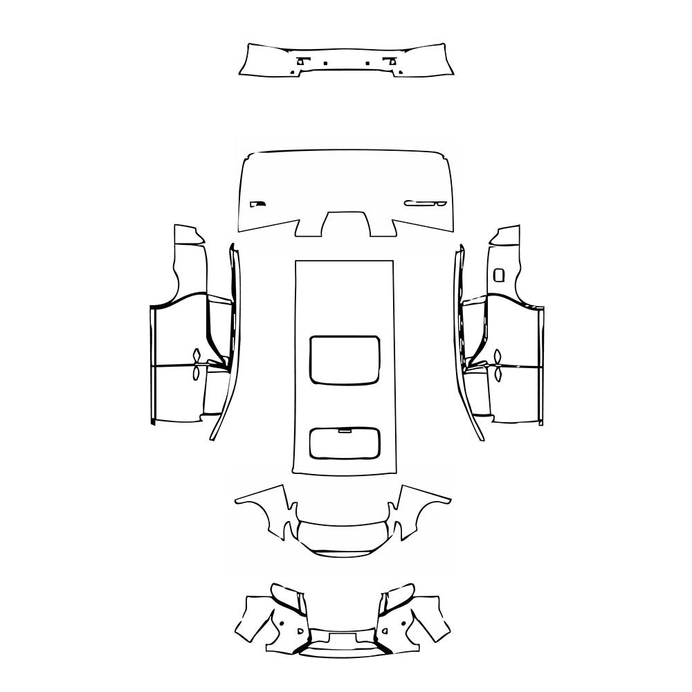 PassgenaueLackschutzfolienPPFToyotaAlphardALPHARD2017