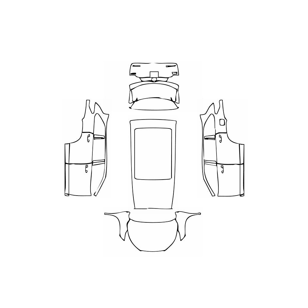 PassgenaueLackschutzfolienPPFToyotaHighlander(CN)2015