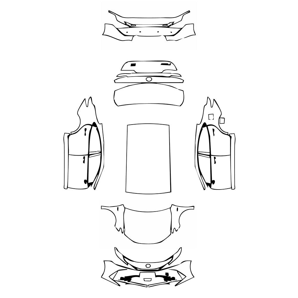 PassgenaueLackschutzfolienPPFToyotaCamry(CN)Luxury2025