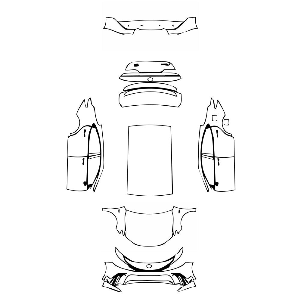 PassgenaueLackschutzfolienPPFToyotaCamry(CN)Sport2025