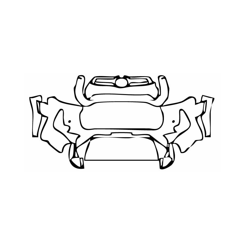 PassgenaueLackschutzfolienPPFToyotaHilux(BR)DoubleCabSRXPlus2025