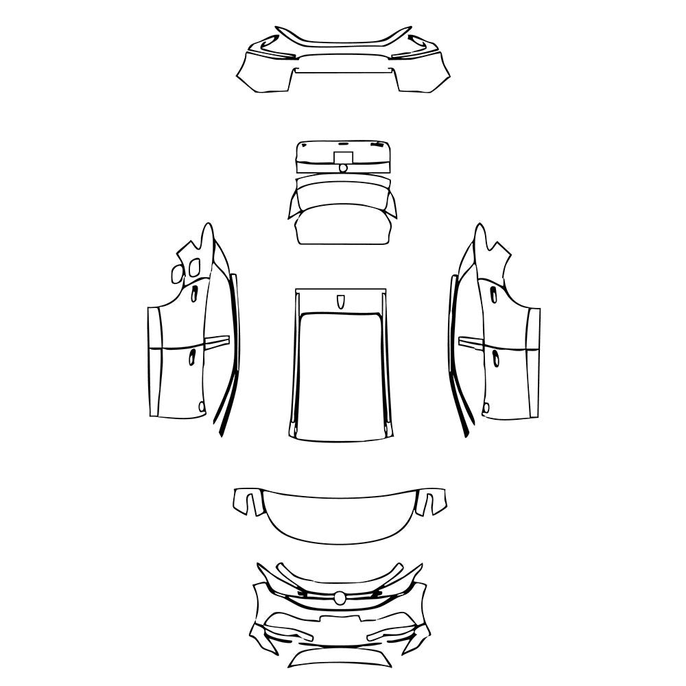 PassgenaueLackschutzfolienPPFVolkswagenID.4(CN)X2025
