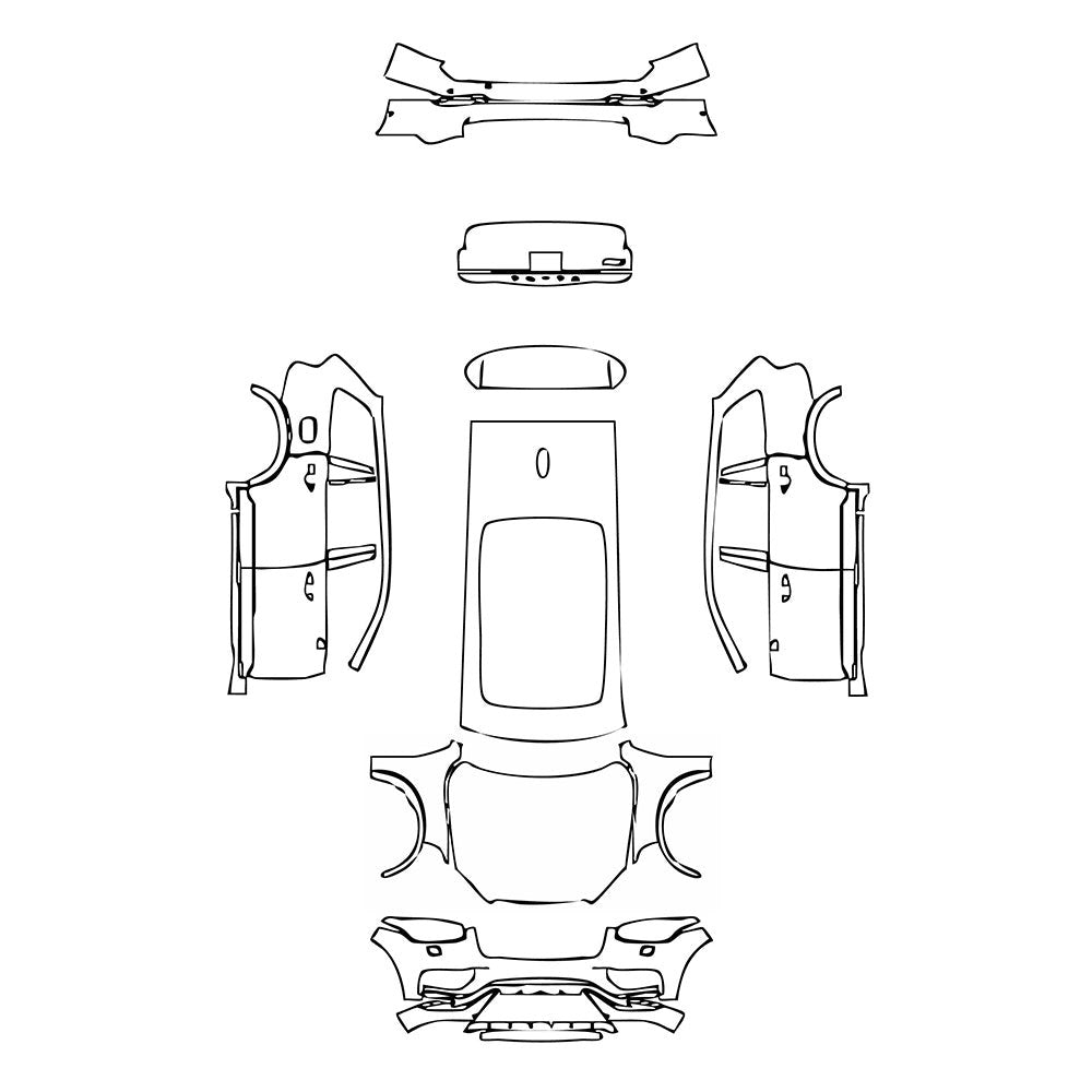 PassgenaueLackschutzfolienPPFVolvoXC90R-Design2025