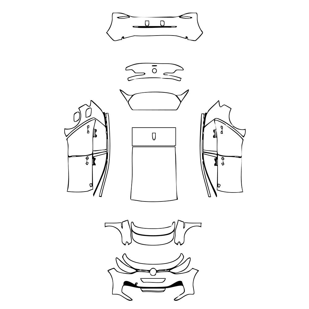 PassgenaueLackschutzfolienPPFVolkswagenID.3(CN)2021