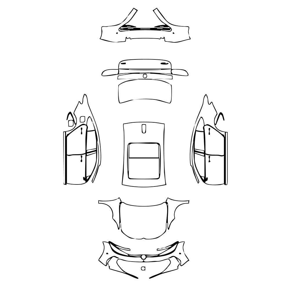 PassgenaueLackschutzfolienPPFVolkswagenPassatPro(CN)Base2024
