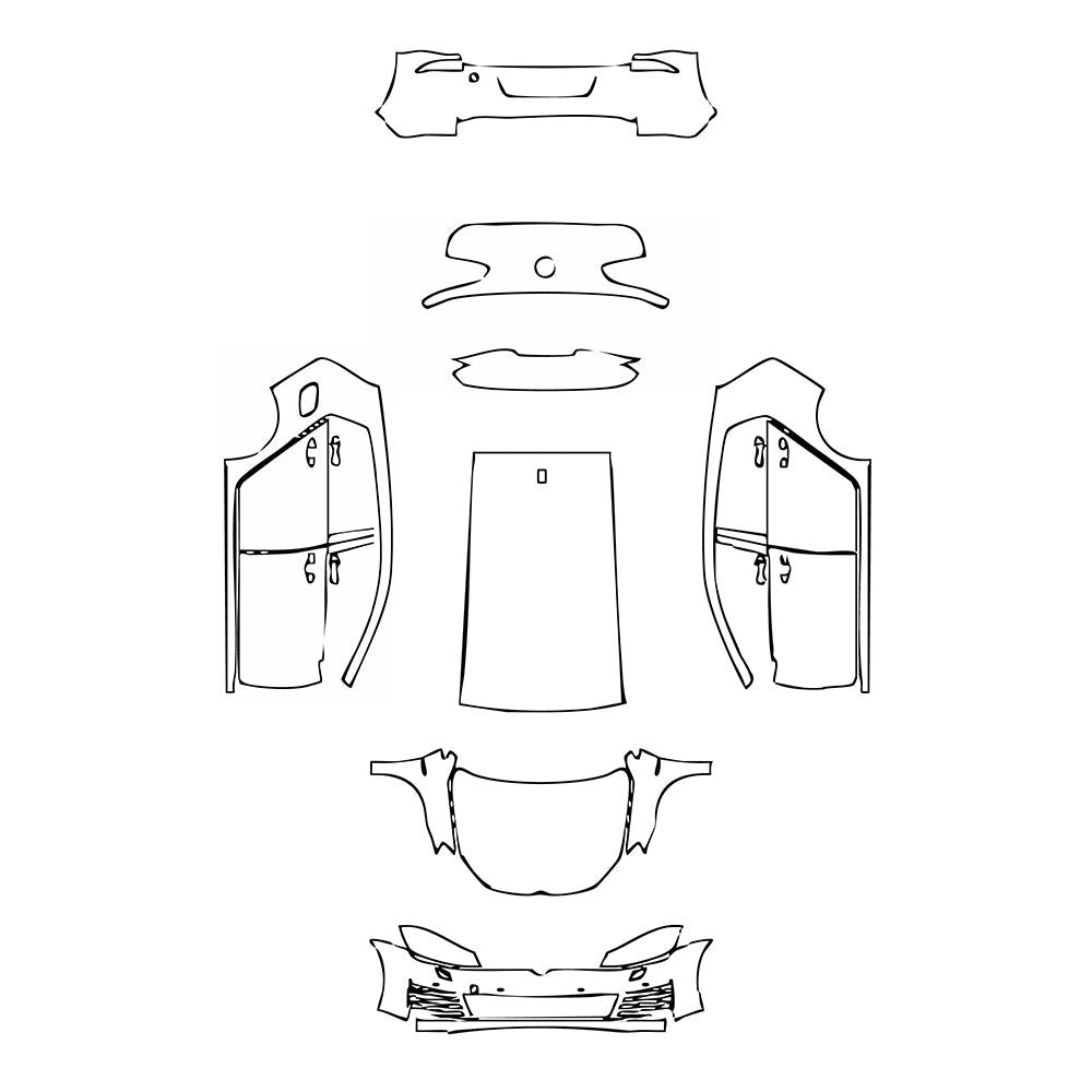 PassgenaueLackschutzfolienPPFVolkswagenGolfGolfGTI2016