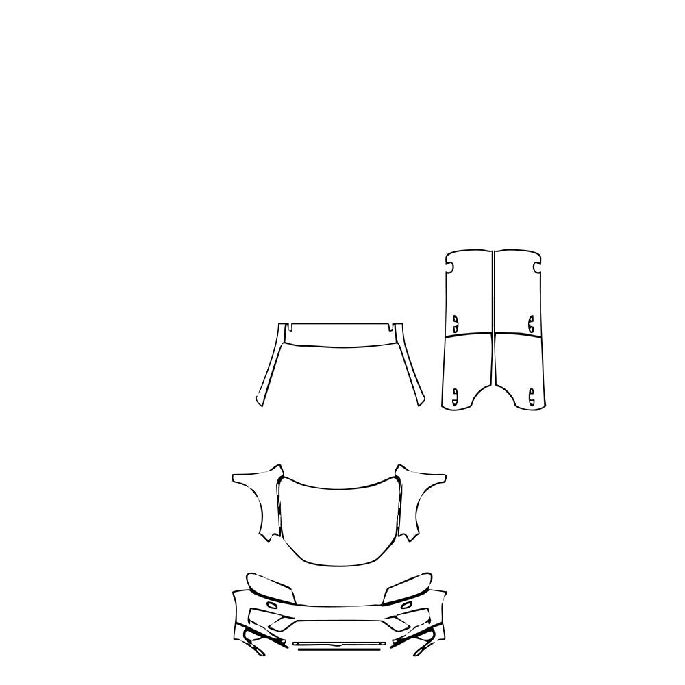 PassgenaueLackschutzfolienPPFVolkswagenTouaregBase2015