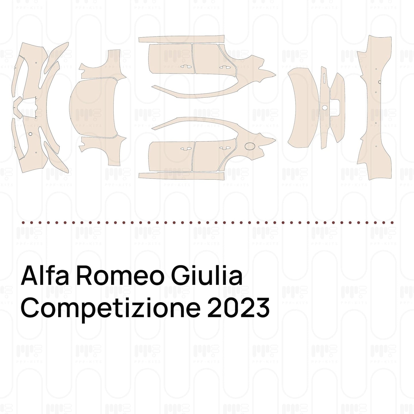 Pre-CutPPFAlfaRomeoGiuliaCompetizione2023