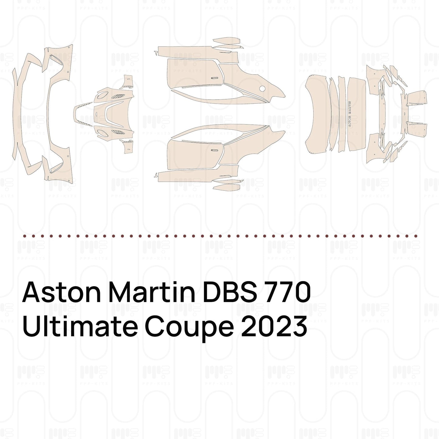 Pre-CutPPFAstonMartinDBS770UltimateCoupe2023