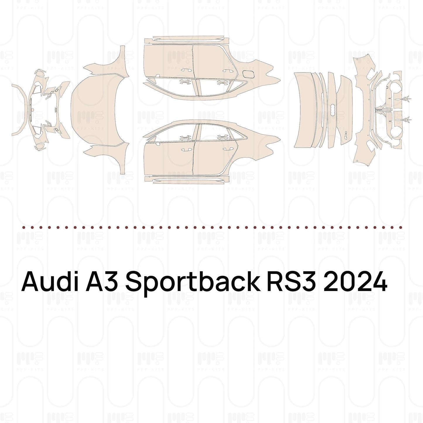 Pre-CutPPFAudiA3SportbackRS32024
