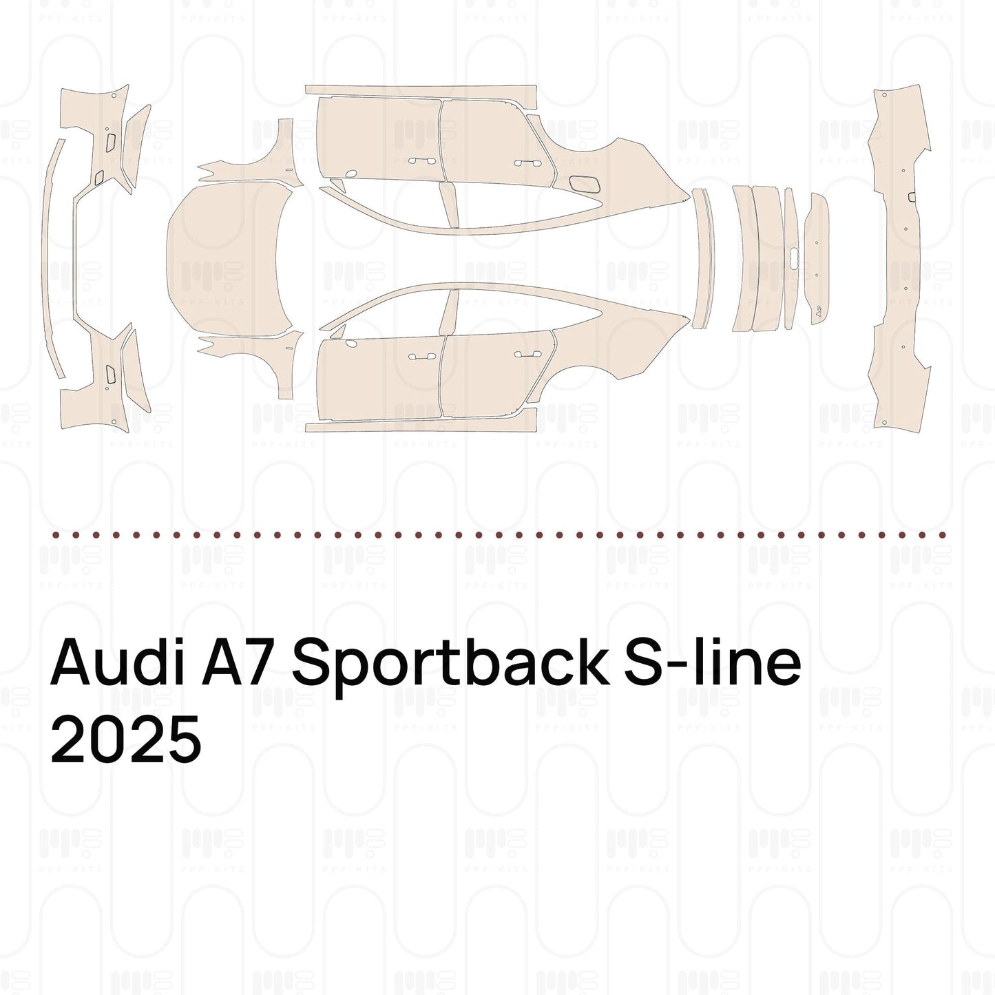 Pre-CutPPFAudiA7SportbackS-line2025